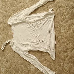 White vintage Havana long sleeve shirt